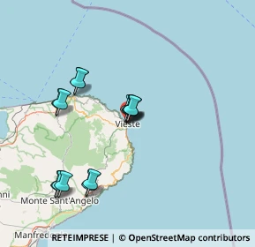 Mappa Via GN Spina, 71019 Vieste FG, Italia (13.78286)