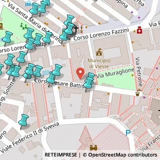 Mappa Via GN Spina, 71019 Vieste FG, Italia (0.08846)