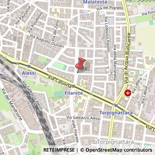 Mappa Via Leonardo Bufalini,  30, 00176 Roma, Roma (Lazio)