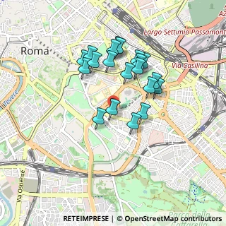 Mappa Via Anglona, 00183 Roma RM, Italia (0.814)