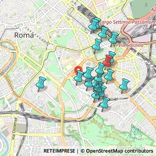 Mappa Via Anglona, 00183 Roma RM, Italia (0.8875)