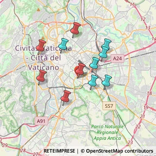Mappa Via Anglona, 00183 Roma RM, Italia (3.30636)