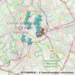 Mappa Via Anglona, 00183 Roma RM, Italia (2.71545)