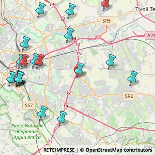Mappa Via Anchise, 00133 Roma RM, Italia (6.3065)