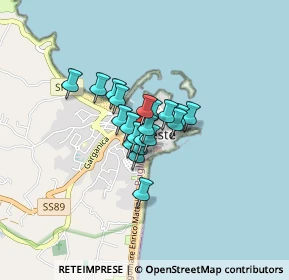 Mappa Via Benedetto Brin, 71019 Vieste FG, Italia (0.4475)