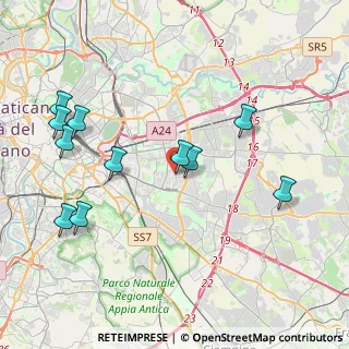 Mappa Via dei Narcisi, 00172 Roma RM, Italia (4.68545)