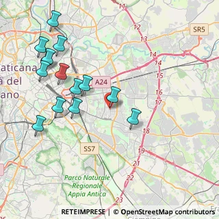 Mappa Via dei Narcisi, 00172 Roma RM, Italia (4.84786)