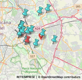 Mappa Via dei Narcisi, 00172 Roma RM, Italia (3.81235)