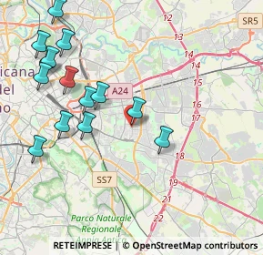 Mappa Via dei Narcisi, 00172 Roma RM, Italia (4.84786)