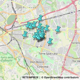 Mappa Piazza delle Peonie, 00172 Roma RM, Italia (0.898)