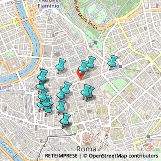 Mappa Via del Mortaro, 00187 Roma RM, Italia (0.499)