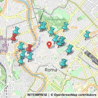 Mappa Via del Mortaro, 00187 Roma RM, Italia (1.041)