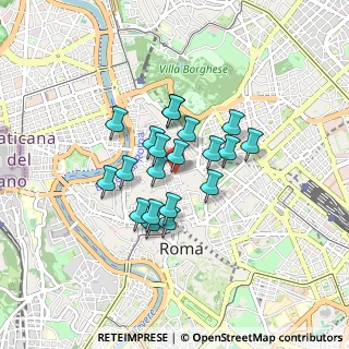 Mappa Via del Mortaro, 00187 Roma RM, Italia (0.6435)