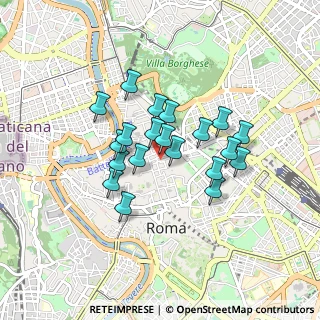 Mappa Via del Mortaro, 00187 Roma RM, Italia (0.7035)