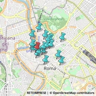Mappa Via del Mortaro, 00187 Roma RM, Italia (0.578)