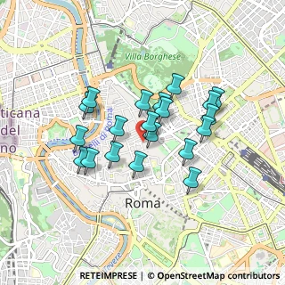 Mappa Piazza Poli, 00187 Roma RM, Italia (0.7675)