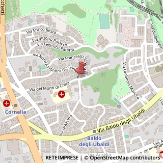 Mappa Via Nostra Signora di Lourdes,  108, 00167 Roma, Roma (Lazio)