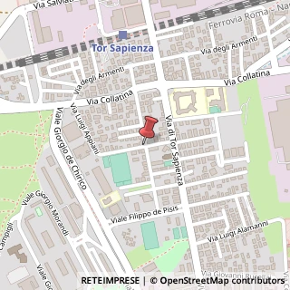 Mappa Piazza Lorenzo Biancheri,  1, 00155 Roma, Roma (Lazio)