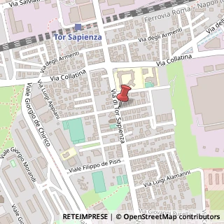 Mappa Via Cecioni Adriano, 6, 00155 Roma, Roma (Lazio)