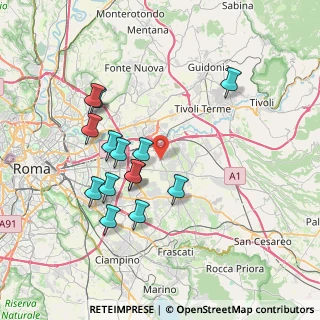 Mappa Via Mattè Trucco Giacomo, 00132 Roma RM, Italia (7.43429)