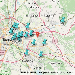 Mappa Via Mattè Trucco Giacomo, 00132 Roma RM, Italia (9.4525)