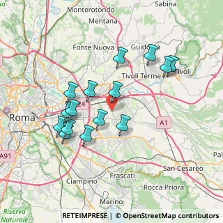 Mappa Via Mattè Trucco Giacomo, 00132 Roma RM, Italia (7.29067)