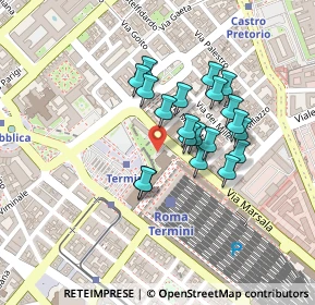Mappa Galleria Termini, 00185 Roma RM, Italia (0.18)