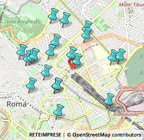 Mappa Galleria Termini, 00185 Roma RM, Italia (1.0445)