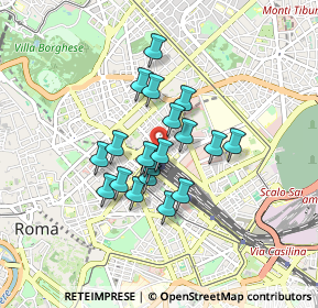 Mappa Galleria Termini, 00185 Roma RM, Italia (0.647)