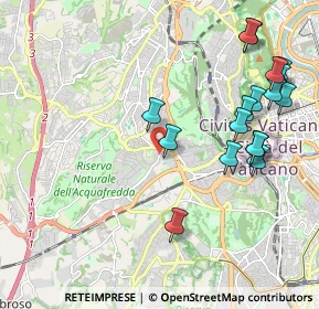 Mappa Via Gregorio XI, 00168 Roma RM, Italia (2.44765)