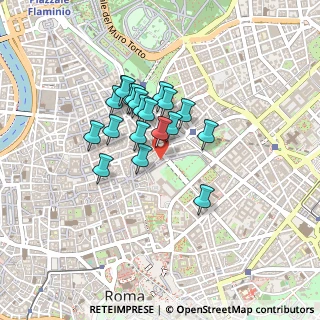 Mappa Via in Arcione, 00187 Roma RM, Italia (0.3365)