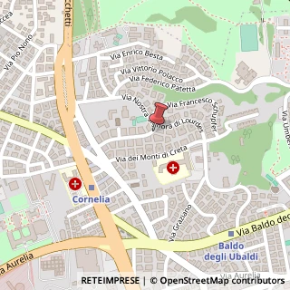 Mappa Via Santa Bernadette, 76, 00167 Roma, Roma (Lazio)