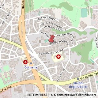 Mappa Via Santa Bernadette,  63, 00167 Roma, Roma (Lazio)