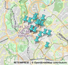 Mappa Ponte Sant'Angelo, 00186 Roma RM, Italia (1.1725)