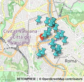 Mappa Ponte Sant'Angelo, 00186 Roma RM, Italia (0.7375)