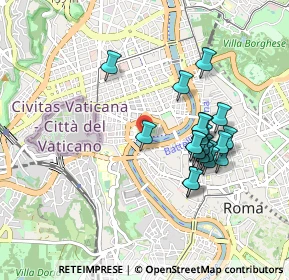 Mappa Ponte Sant'Angelo, 00186 Roma RM, Italia (0.8775)