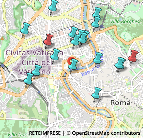 Mappa Ponte Sant'Angelo, 00186 Roma RM, Italia (1.039)