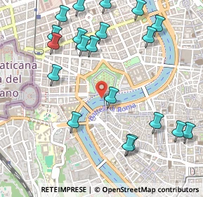 Mappa Ponte Sant'Angelo, 00186 Roma RM, Italia (0.657)