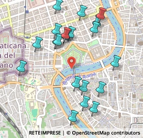 Mappa Ponte Sant'Angelo, 00186 Roma RM, Italia (0.565)