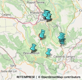 Mappa Via Ciorla, 67038 Scanno AQ, Italia (13.974)