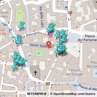 Mappa Vicolo Rosini, 00186 Roma RM, Italia (0.04231)