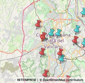 Mappa Via dei Monti di Creta, 00165 Roma RM, Italia (6.04)