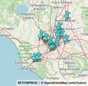 Mappa Via dei Monti di Creta, 00165 Roma RM, Italia (10.59857)