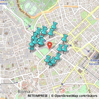 Mappa Via dei Giardini, 00187 Roma RM, Italia (0.351)