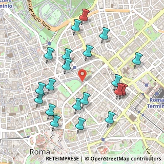 Mappa Via dei Giardini, 00187 Roma RM, Italia (0.5745)