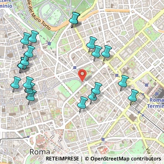 Mappa Via dei Giardini, 00187 Roma RM, Italia (0.6785)