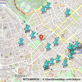 Mappa Via dei Giardini, 00187 Roma RM, Italia (0.7295)
