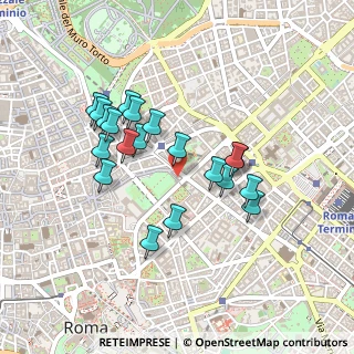 Mappa Via dei Giardini, 00187 Roma RM, Italia (0.4245)