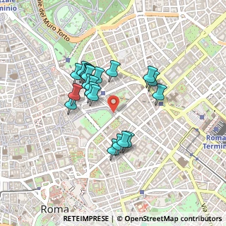 Mappa Via dei Giardini, 00187 Roma RM, Italia (0.3875)