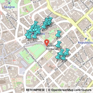 Mappa Via dei Giardini, 00187 Roma RM, Italia (0.219)